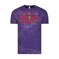 Cloud Purple heartbreaker with leopard and cowhide Vintage Tee - NancyCooperArtShop