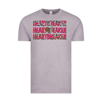 Vintage Zinc heartbreaker with leopard and cowhide Vintage Tee - NancyCooperArtShop