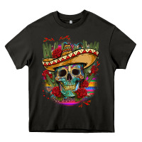 Asphalt mexican skeleton Heavy Core Tee - CTS Tumbler Store