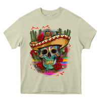 Mossy mexican skeleton Heavy Core Tee - CTS Tumbler Store