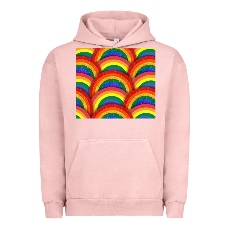 Pride Rainbow Glitter Tumbler Urban Hoodie by FaDigitalArtStudio | Teevron