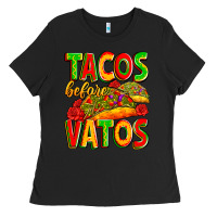 Black tacos before vatos Ladies Tee - Zillion Design Studio