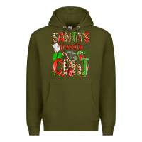 Army Green santa's favorite cpht Premium Hoodie - texasbilliewilder
