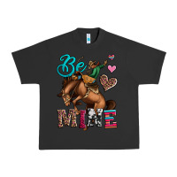 Pigment Black be mine cowboy rodeo valentines day Urban Heavy Tee - Jasminsmagicworld