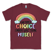 Burgundy gay pride Classic Tee - MaliasSmallBusiness