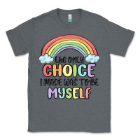Charcoal Heather gay pride Classic Tee - MaliasSmallBusiness