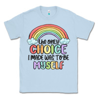 Dusty Blue gay pride Classic Tee - MaliasSmallBusiness