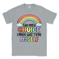 Heather Grey gay pride Classic Tee - MaliasSmallBusiness