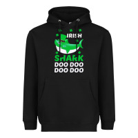 Black Irish Shark Doo Doo Doo Saint Patricks Day Heavyweight Hoodie - Bettercallsaul
