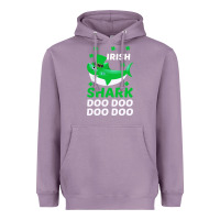 Lavender Irish Shark Doo Doo Doo Saint Patricks Day Heavyweight Hoodie - Bettercallsaul