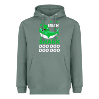 Sage Irish Shark Doo Doo Doo Saint Patricks Day Heavyweight Hoodie - Bettercallsaul