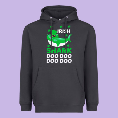 Irish Shark Doo Doo Doo Saint Patricks Day Heavyweight Hoodie Designed By Bettercallsaul