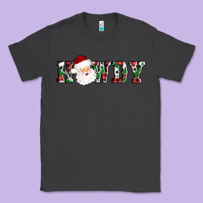 Howdy Santa Classic Tee Designed By Adodesignshop