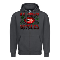 Smoke it's halloween bitches Zipper Hoodie - BundleAndBundleShop