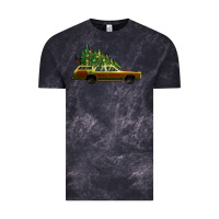 Cloud Black christmas vacation car Vintage Tee - Jasminsmagicworld
