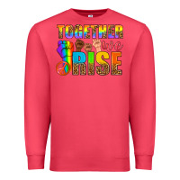 Cardinal LGBTQ+ together we rise Premium Sweatshirt - NancyCooperArtShop
