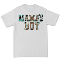 Dove Grey Western Mama's Boy Premium Tee - CowhideDigitalArt