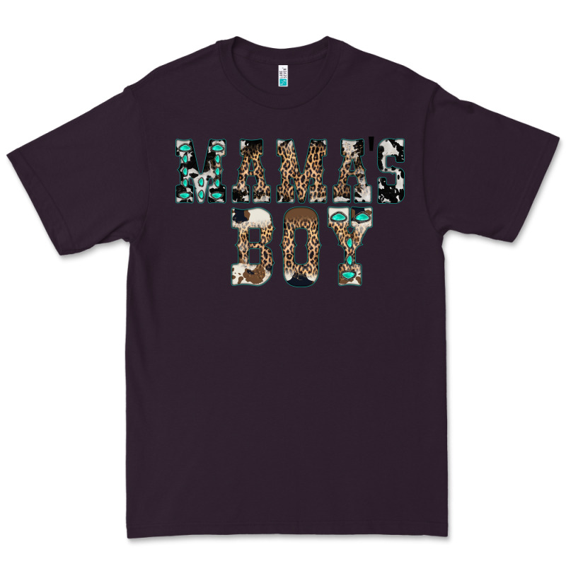 Western Mama's Boy Premium Tee by CowhideDigitalArt | Teevron