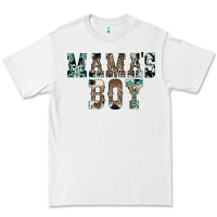 White Western Mama's Boy Premium Tee - CowhideDigitalArt