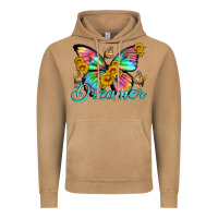 Vintage Camel dreamer with Butterfly and sunflowers Vintage Hoodie - Artiststas
