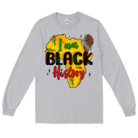 Moon Dust i am black history Long Sleeve Tee - MaliasSmallBusiness