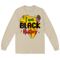 Mushroom i am black history Long Sleeve Tee - MaliasSmallBusiness
