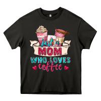 Asphalt just a mom who loves coffee Heavy Core Tee - Zillion Design Studio