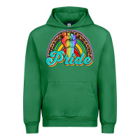 Emerald pride rainbow Urban Hoodie - OliviaCreatesArt