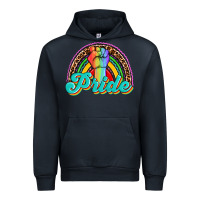 Navy pride rainbow Urban Hoodie - OliviaCreatesArt