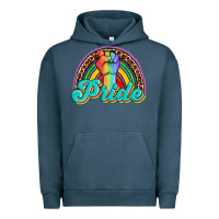 Pigment Midnight Navy pride rainbow Urban Hoodie - OliviaCreatesArt