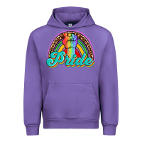 Tulip pride rainbow Urban Hoodie - OliviaCreatesArt