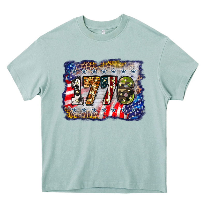 1776 4th Of July Background Heavy Core Tee by BarkalooDesign | Teevron