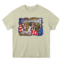 Mossy 1776 4th of july background Heavy Core Tee - BarkalooDesign