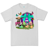 Dove Grey Easter Farm Animal Easter Day Premium Tee - Neo Western