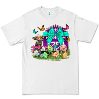 White Easter Farm Animal Easter Day Premium Tee - Neo Western