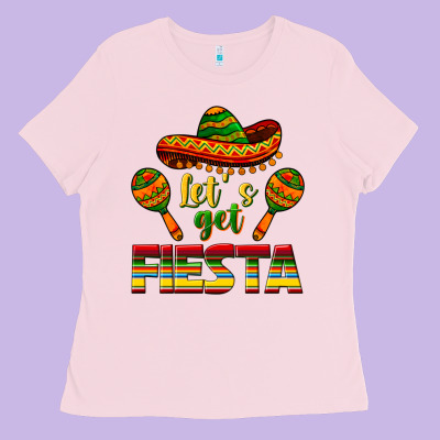 Let's Get Fiesta Ladies Tee Designed By Texasbilliewilder