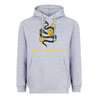 Heather Grey Don't Tread On Me Heavyweight Hoodie - Bettercallsaul