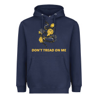 Navy Don't Tread On Me Heavyweight Hoodie - Bettercallsaul