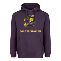 Plum Don't Tread On Me Heavyweight Hoodie - Bettercallsaul
