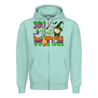 Seafoam 100  that witch Zipper Hoodie - BundleAndBundleShop