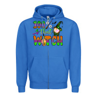 True Royal 100  that witch Zipper Hoodie - BundleAndBundleShop