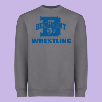 Beaumont Wrestling Heavyweight Sweatshirt Designed By Jasminsmagicworld
