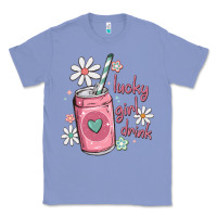 Colony Blue lucky girl drink Classic Tee - MaliasSmallBusiness