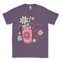 Lavender lucky girl drink Classic Tee - MaliasSmallBusiness