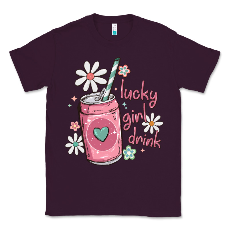 Lucky Girl Drink Classic Tee by MaliasSmallBusiness | Teevron