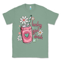 Sage lucky girl drink Classic Tee - MaliasSmallBusiness