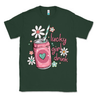 Sports Green lucky girl drink Classic Tee - MaliasSmallBusiness