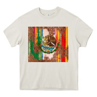 Cream mexican flag serape Heavy Core Tee - CTS Tumbler Store