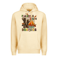 Pina Colada Flannels boots and bonfires Premium Hoodie - NancyCooperArtShop