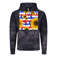Cloud Black patriotic sunflowers Vintage Hoodie - BundleAndBundleShop